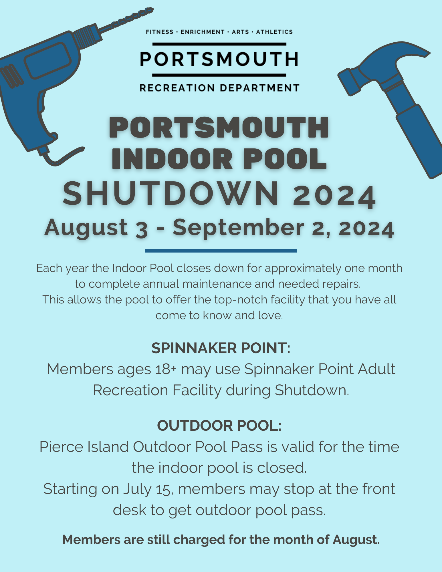 pool shutdown